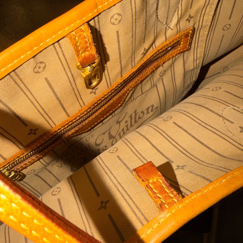 Brown Monogram Tote Bag Neverfull MM - Picture 15 of 16
